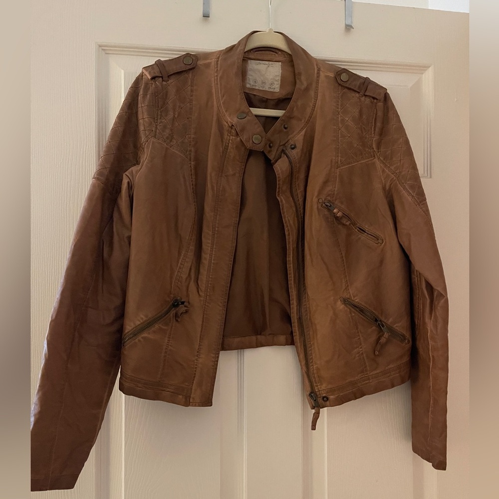 Bomber Jacket faux leather